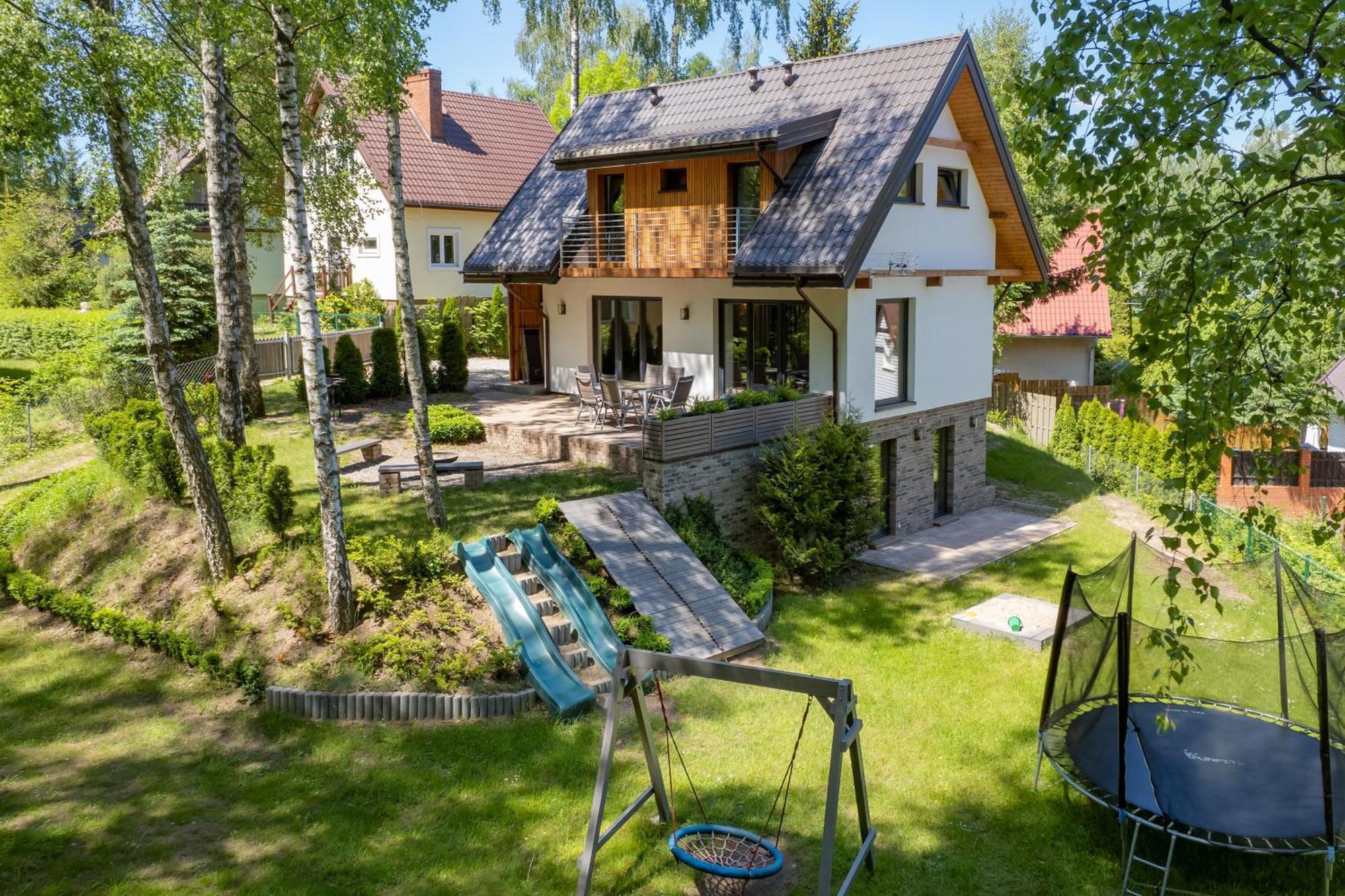 Mazursko - Komfortowe Domy 8 Osobowe Nad Jeziorem, Balia Lub Sauna เครโตวิเนย์ ภายนอก รูปภาพ
