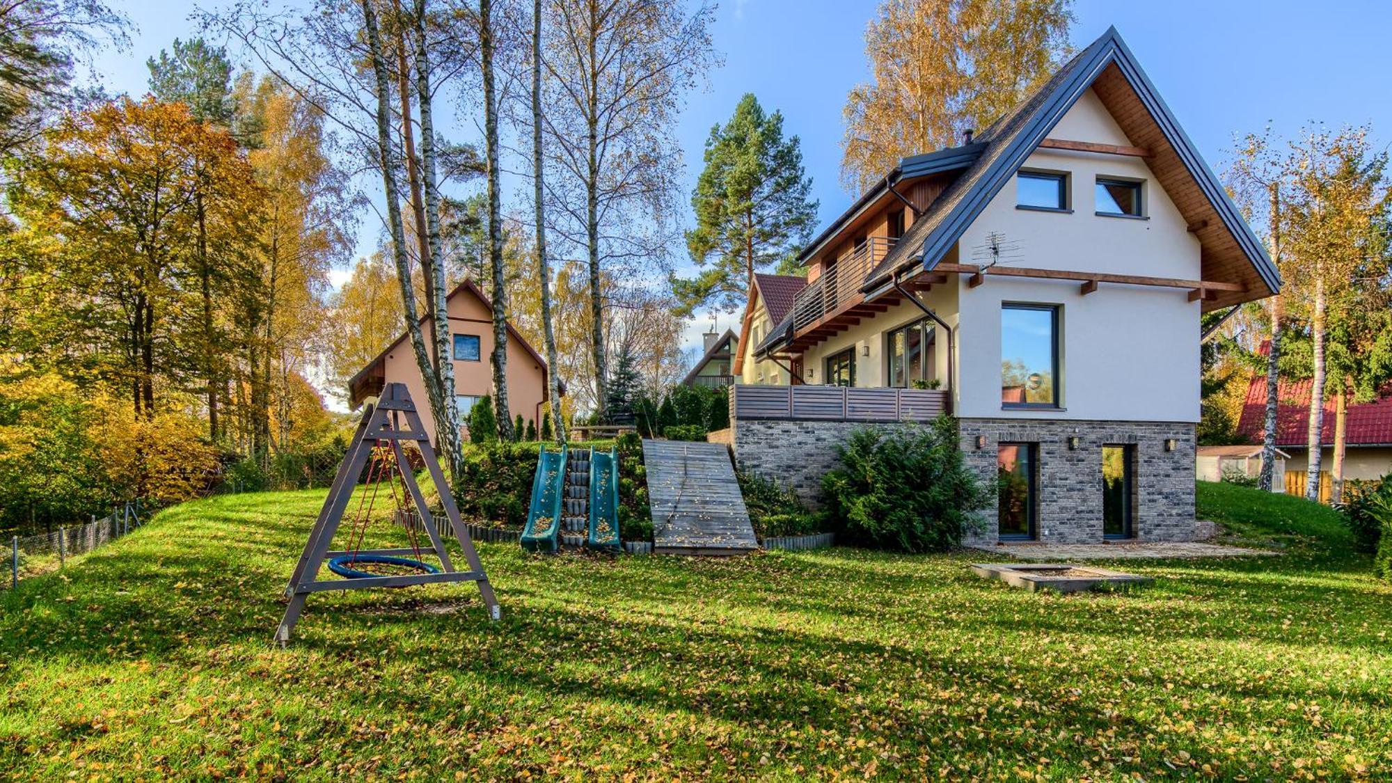 Mazursko - Komfortowe Domy 8 Osobowe Nad Jeziorem, Balia Lub Sauna เครโตวิเนย์ ภายนอก รูปภาพ
