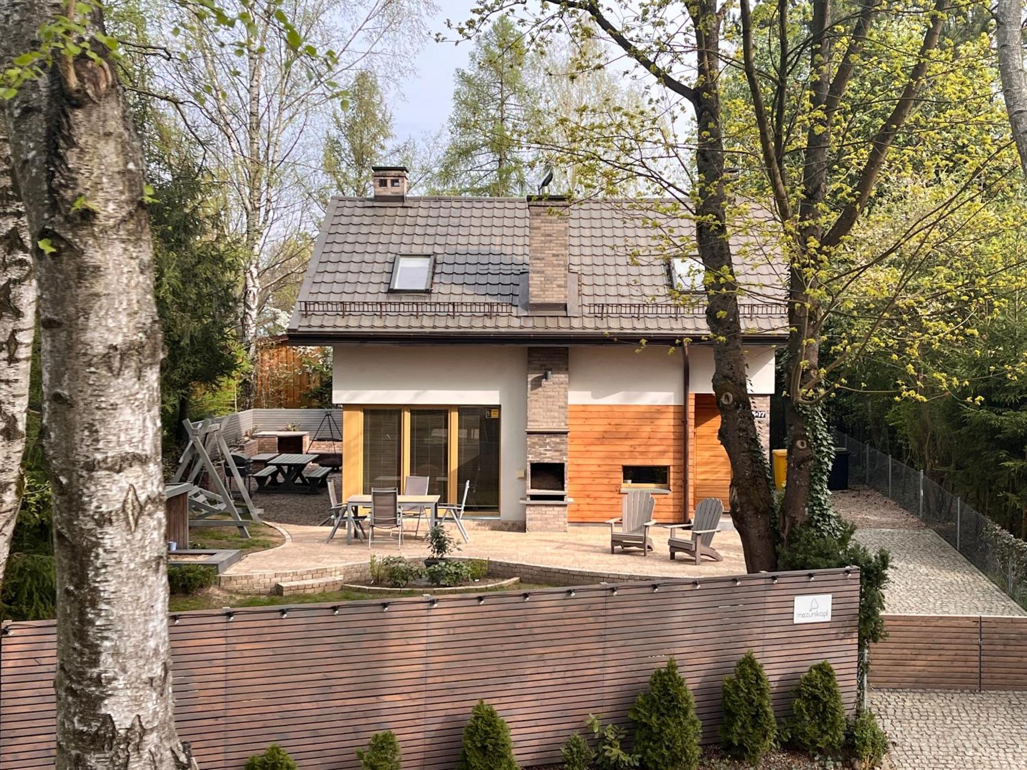 Mazursko - Komfortowe Domy 8 Osobowe Nad Jeziorem, Balia Lub Sauna เครโตวิเนย์ ภายนอก รูปภาพ