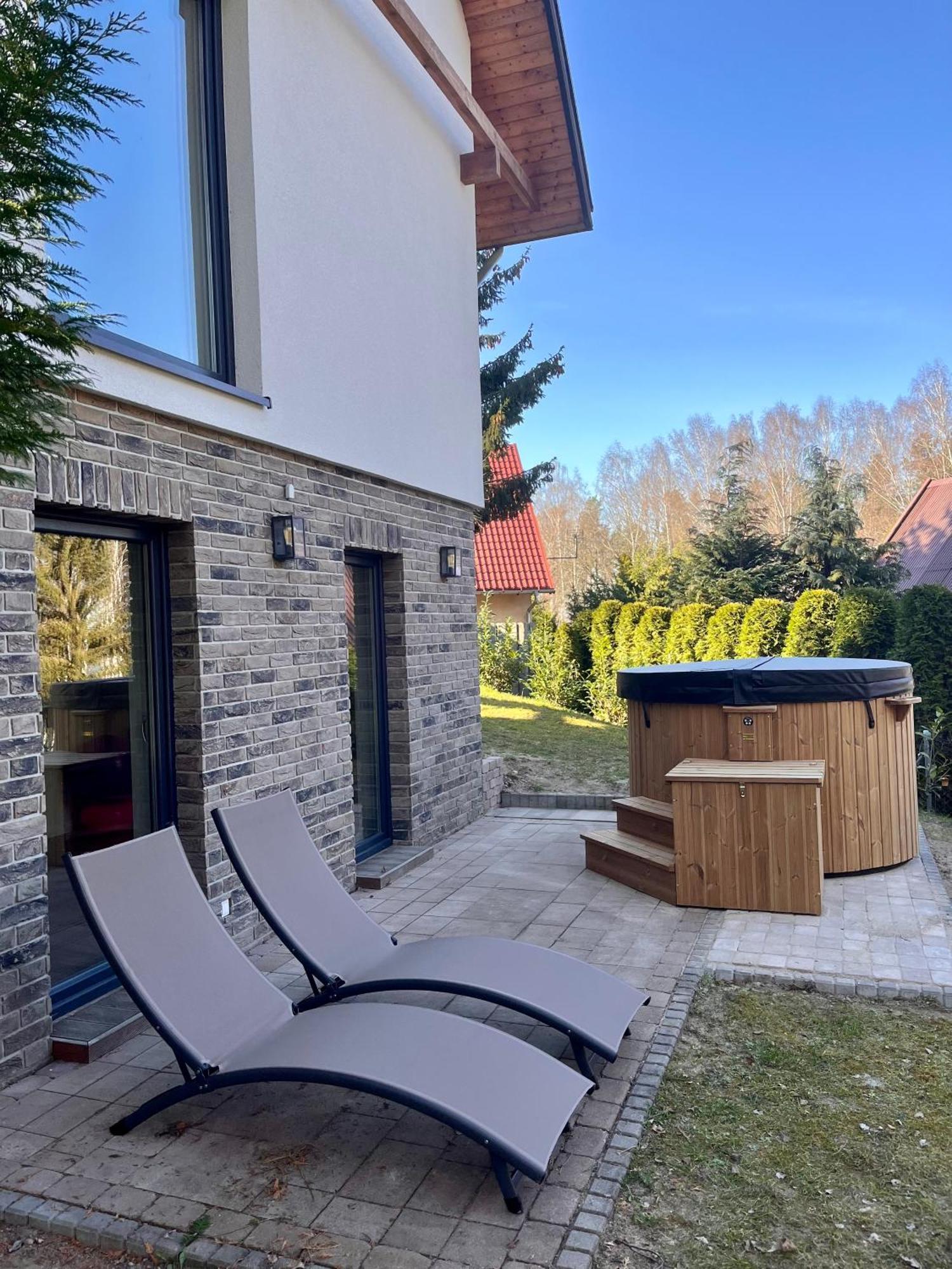 Mazursko - Komfortowe Domy 8 Osobowe Nad Jeziorem, Balia Lub Sauna เครโตวิเนย์ ภายนอก รูปภาพ