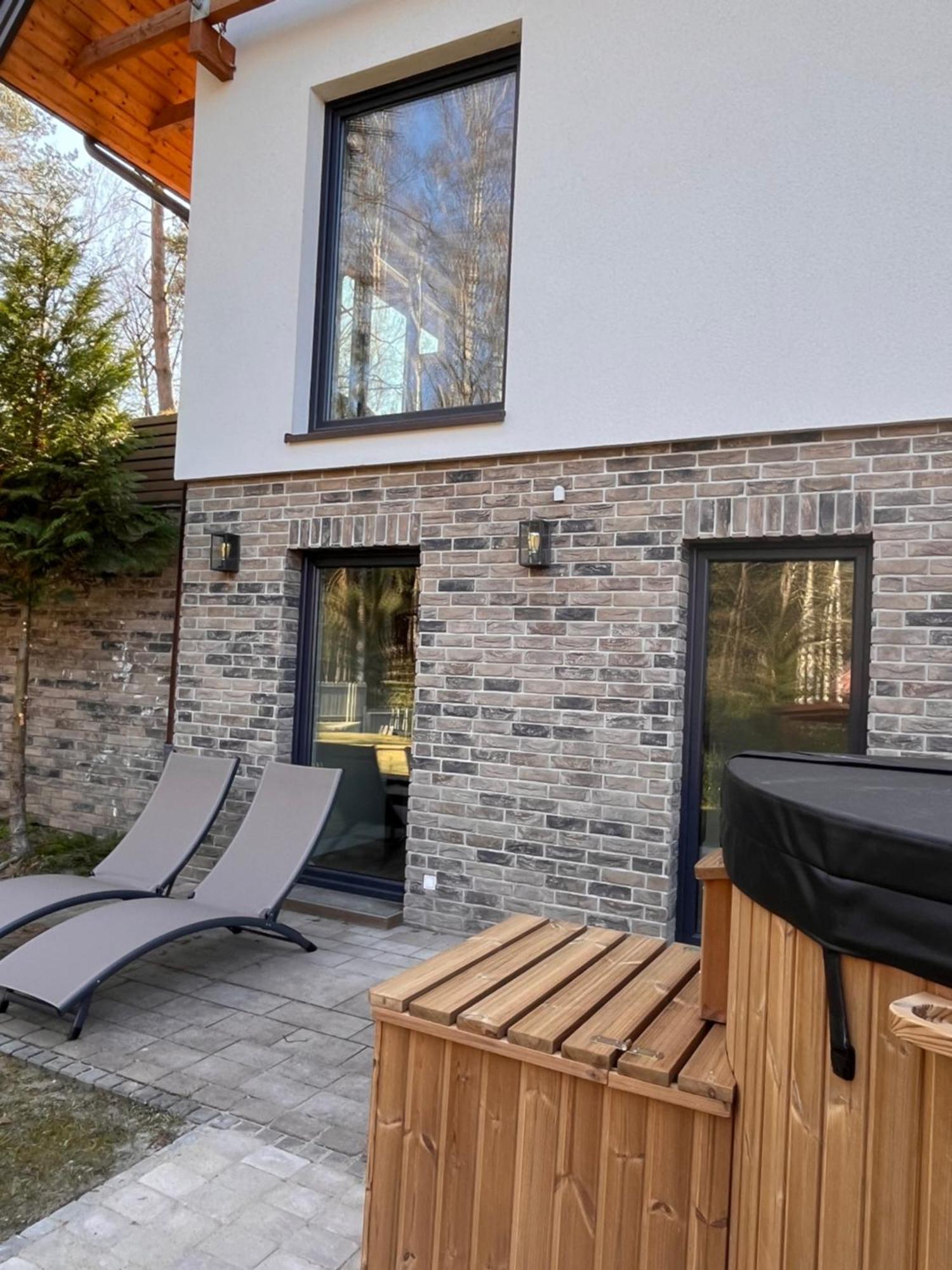 Mazursko - Komfortowe Domy 8 Osobowe Nad Jeziorem, Balia Lub Sauna เครโตวิเนย์ ภายนอก รูปภาพ
